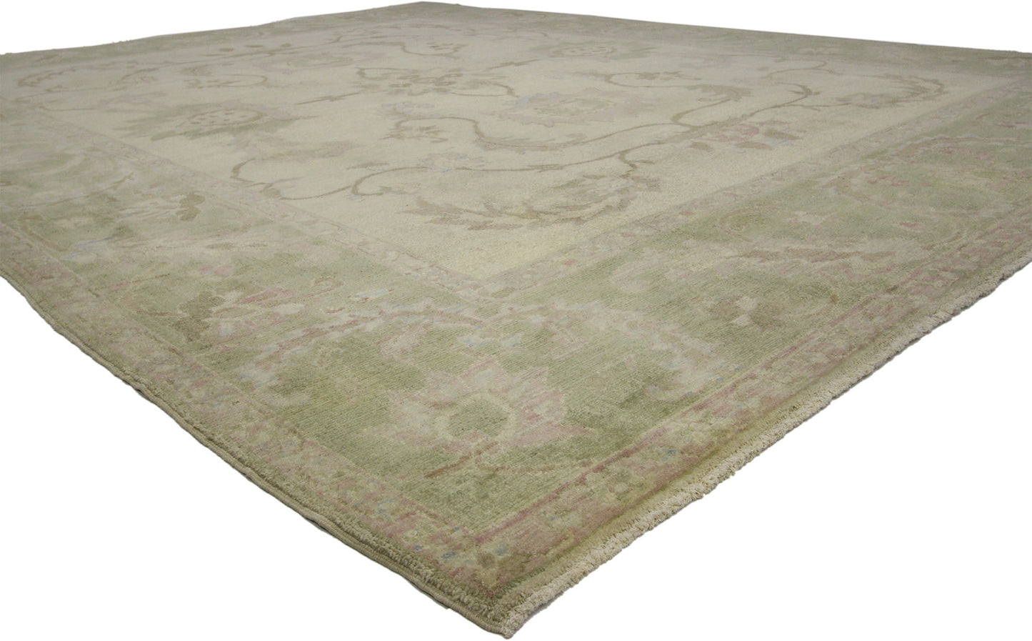 9 x 11 Vintage Oushak Rug 74259