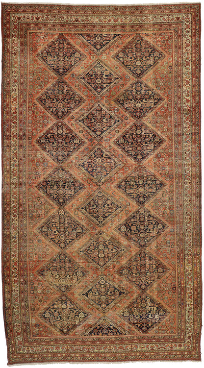 10 x 18 Antique Persian Malayer Rug 74262