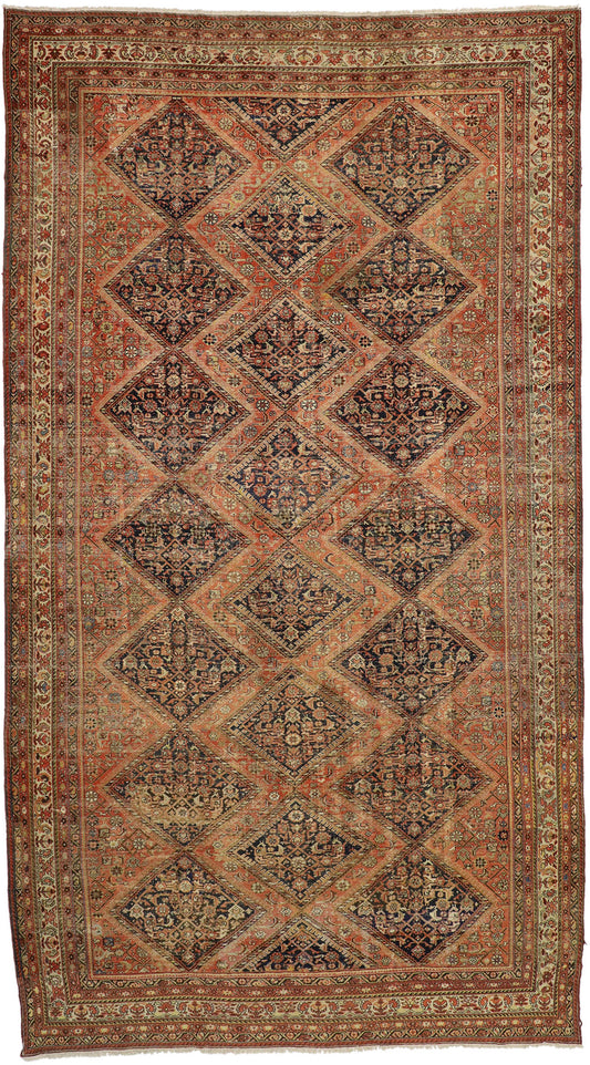 10 x 18 Antique Persian Malayer Rug 74262
