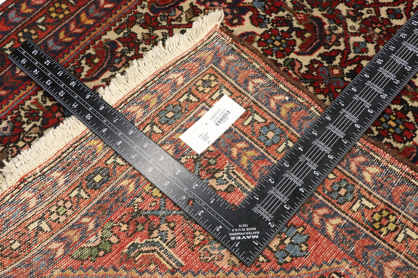 3 x 4 Vintage Persian Hamadan Rug 74266