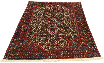 3 x 4 Vintage Persian Hamadan Rug 74266