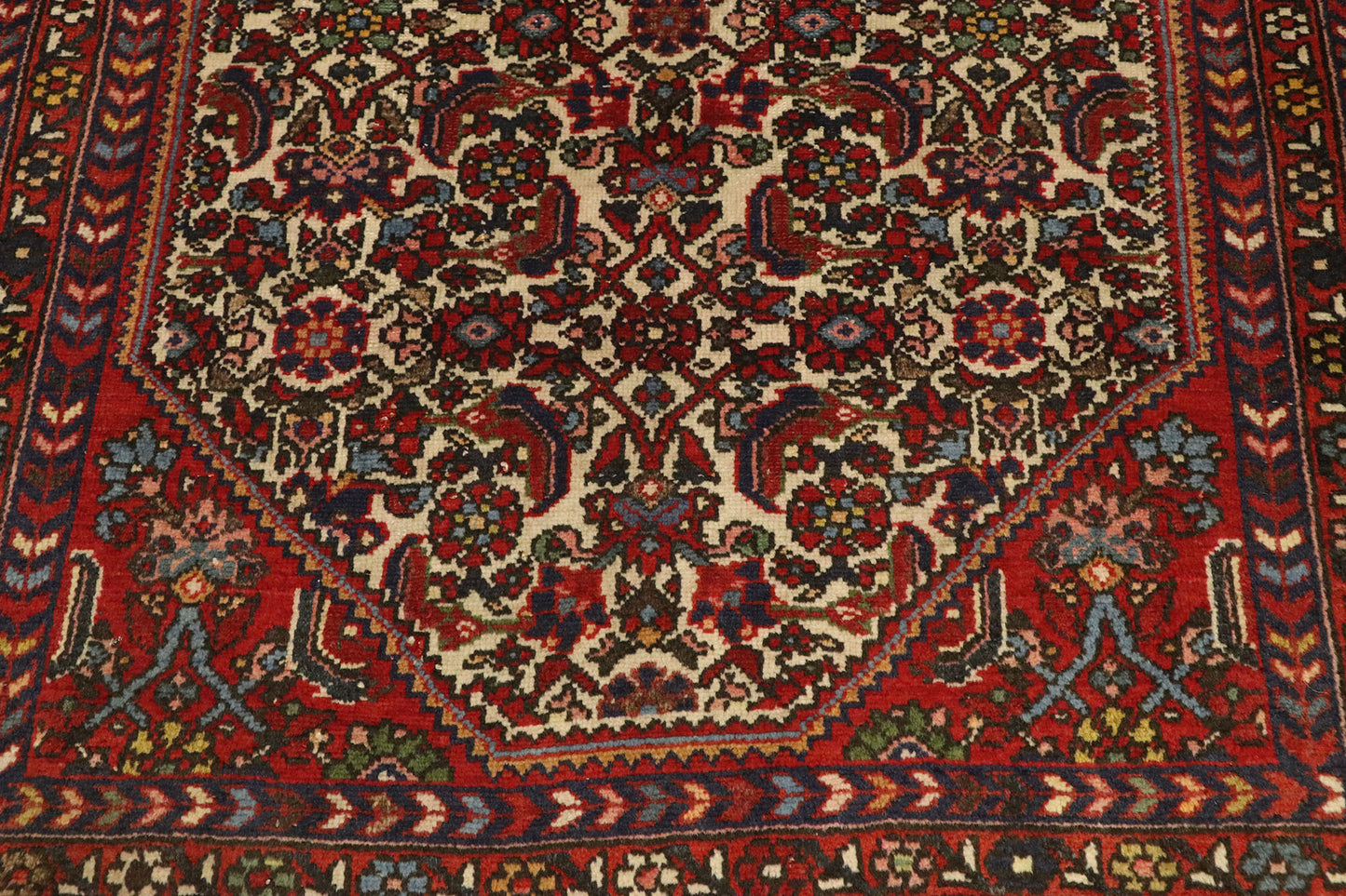 3 x 4 Vintage Persian Hamadan Rug 74266