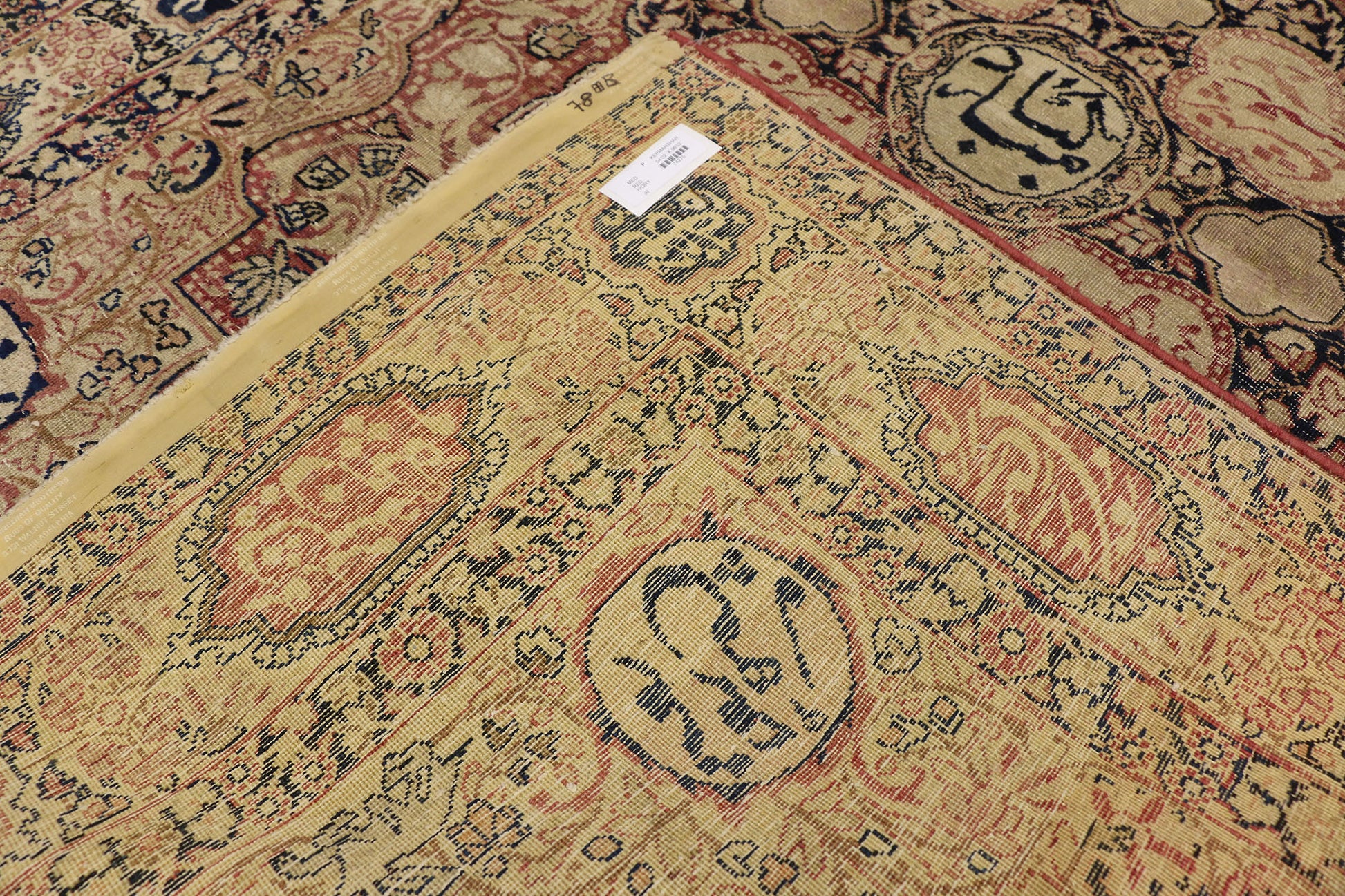 4 x 6 Antique Persian Kermanshah Rug 74270