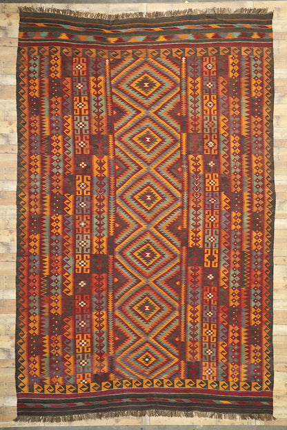 10 x 15 Vintage Afghan Kilim Rug 74281