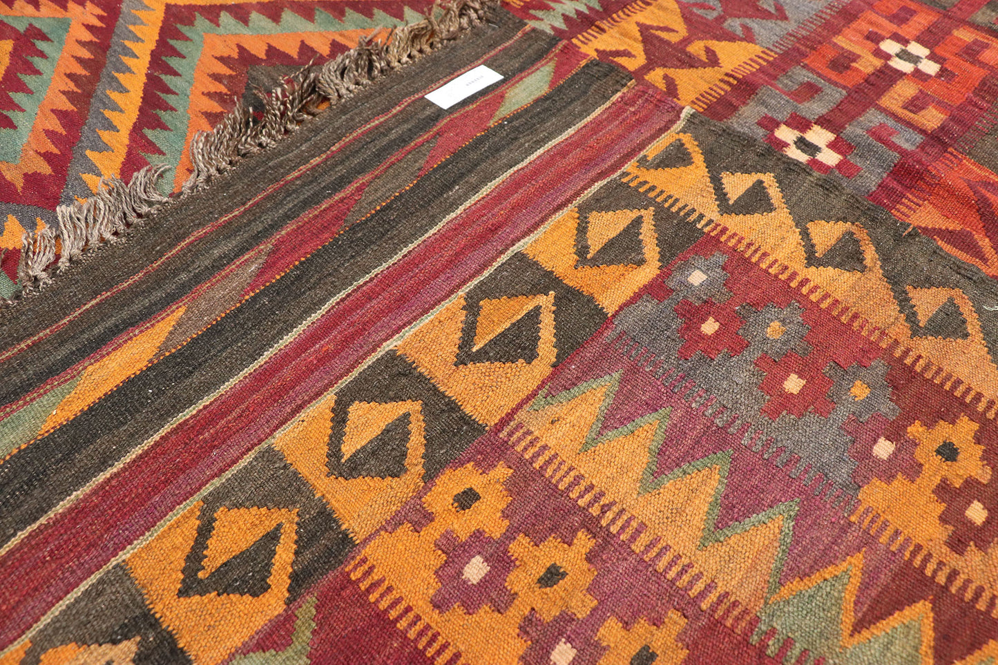 10 x 15 Vintage Afghan Kilim Rug 74281