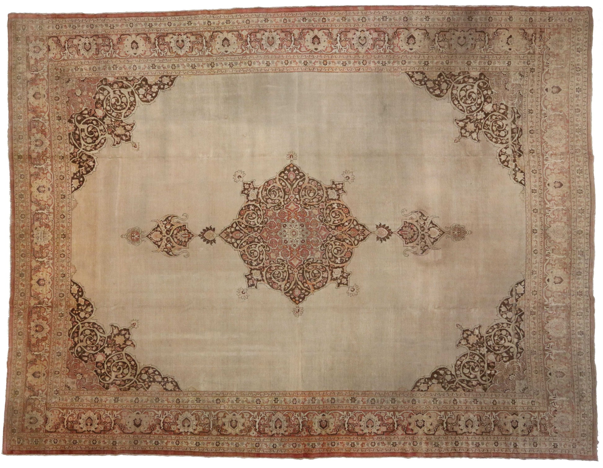 16 x 21 Antique Tabriz Rug 74284