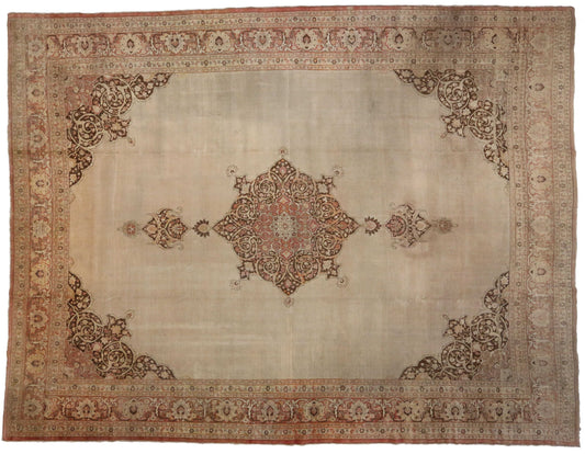 16 x 21 Antique Tabriz Rug 74284