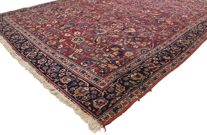 5 x 23 Antique Persian Mashhad Rug 74287
