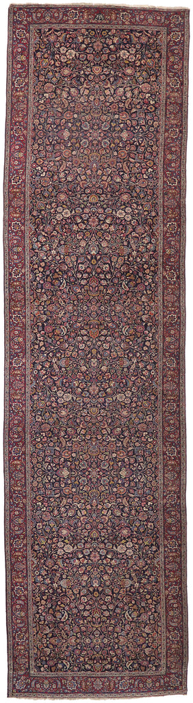 6 x 21 Antique Persian Mashhad Rug 74288