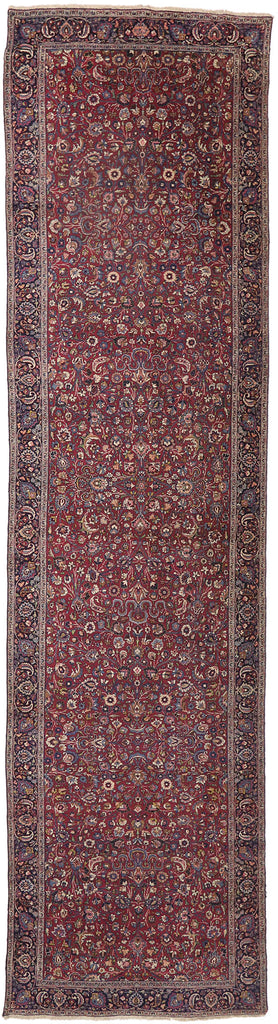 5 x 21 Antique Persian Mashhad Rug 74289