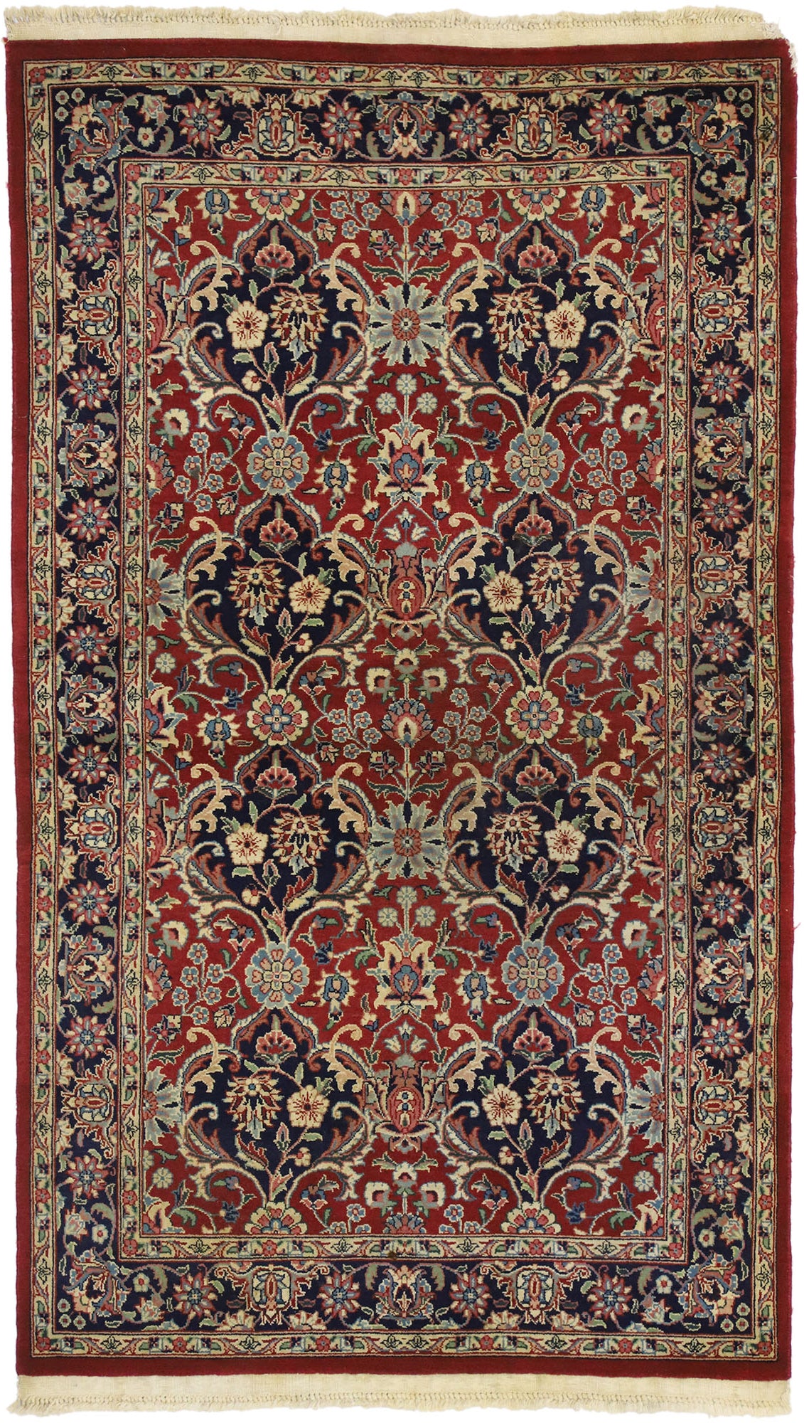 3 x 5 Vintage Pakistani Kashan Rug 74301