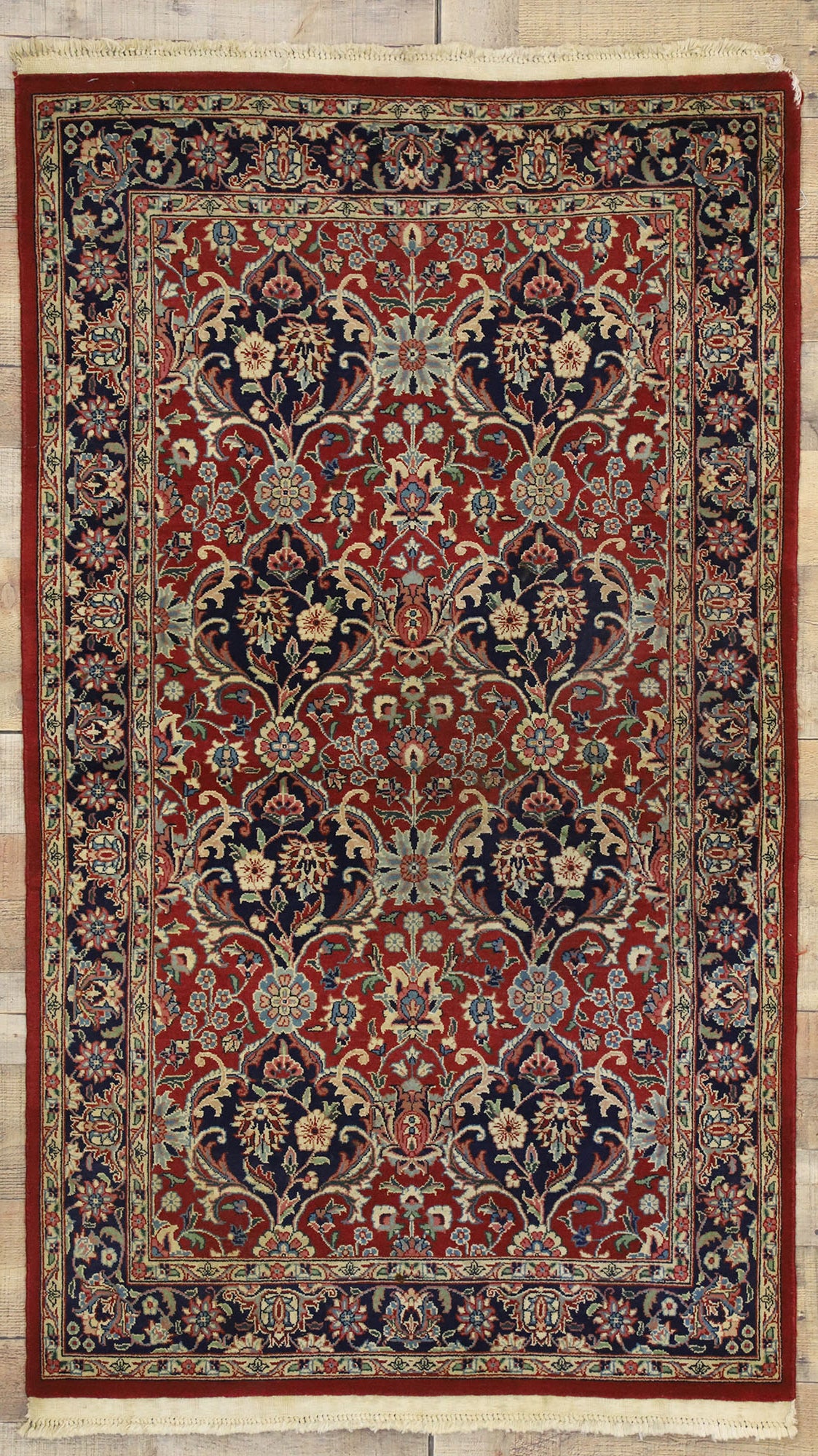 3 x 5 Vintage Pakistani Kashan Rug 74301