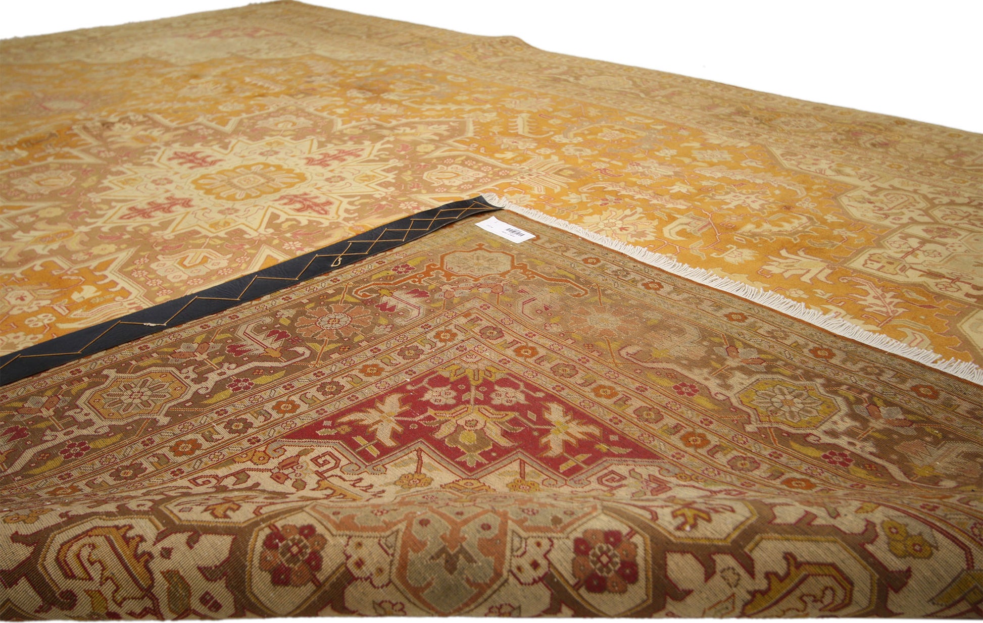 7 x 10 Vintage Persian Tabriz Rug 74302