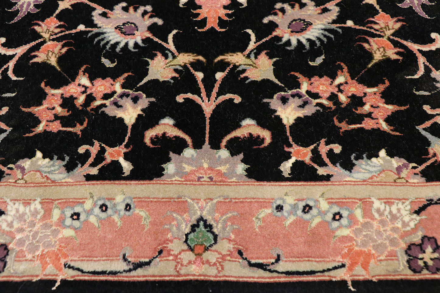 3 x 13 Vintage Tabriz Rug 74310