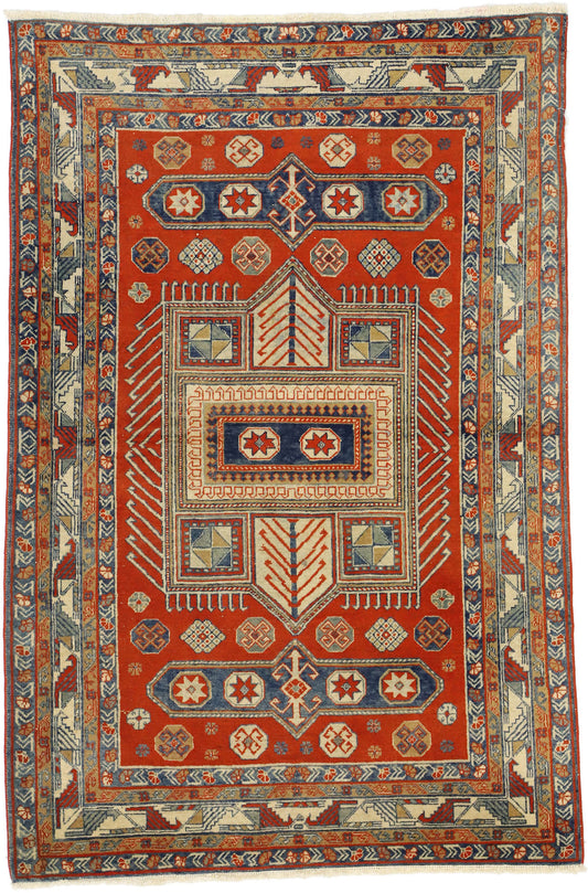 4 x 7 Antique Yeravan Rug 74318