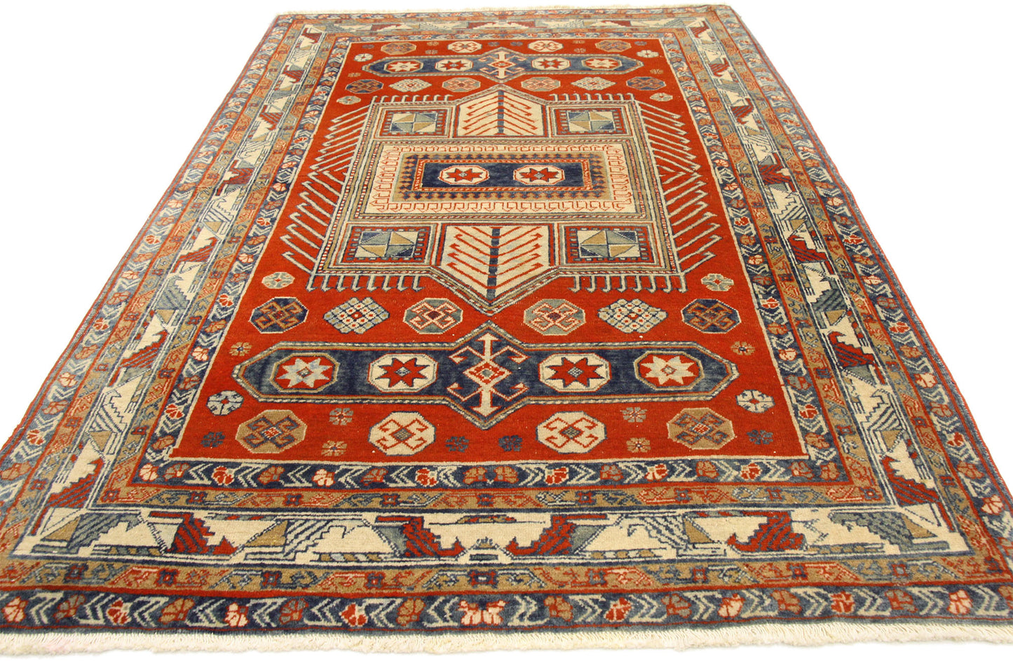 4 x 7 Antique Yeravan Rug 74318