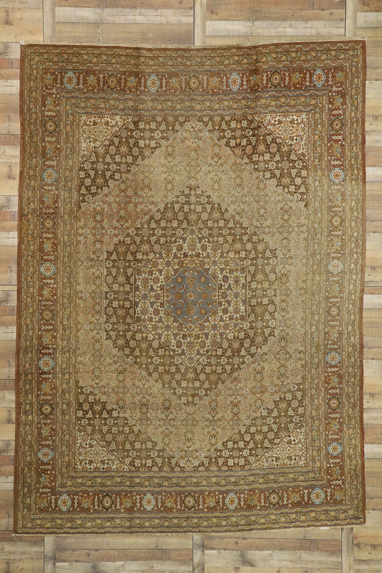 9 x 13 Haji Khalili Antique Persian Tabriz Rug 74327