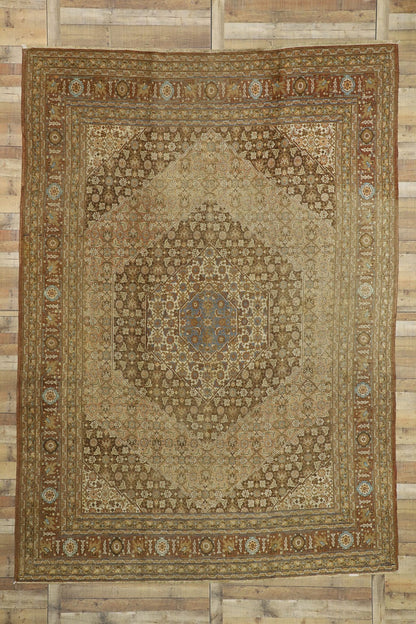 9 x 13 Haji Khalili Antique Persian Tabriz Rug 74327