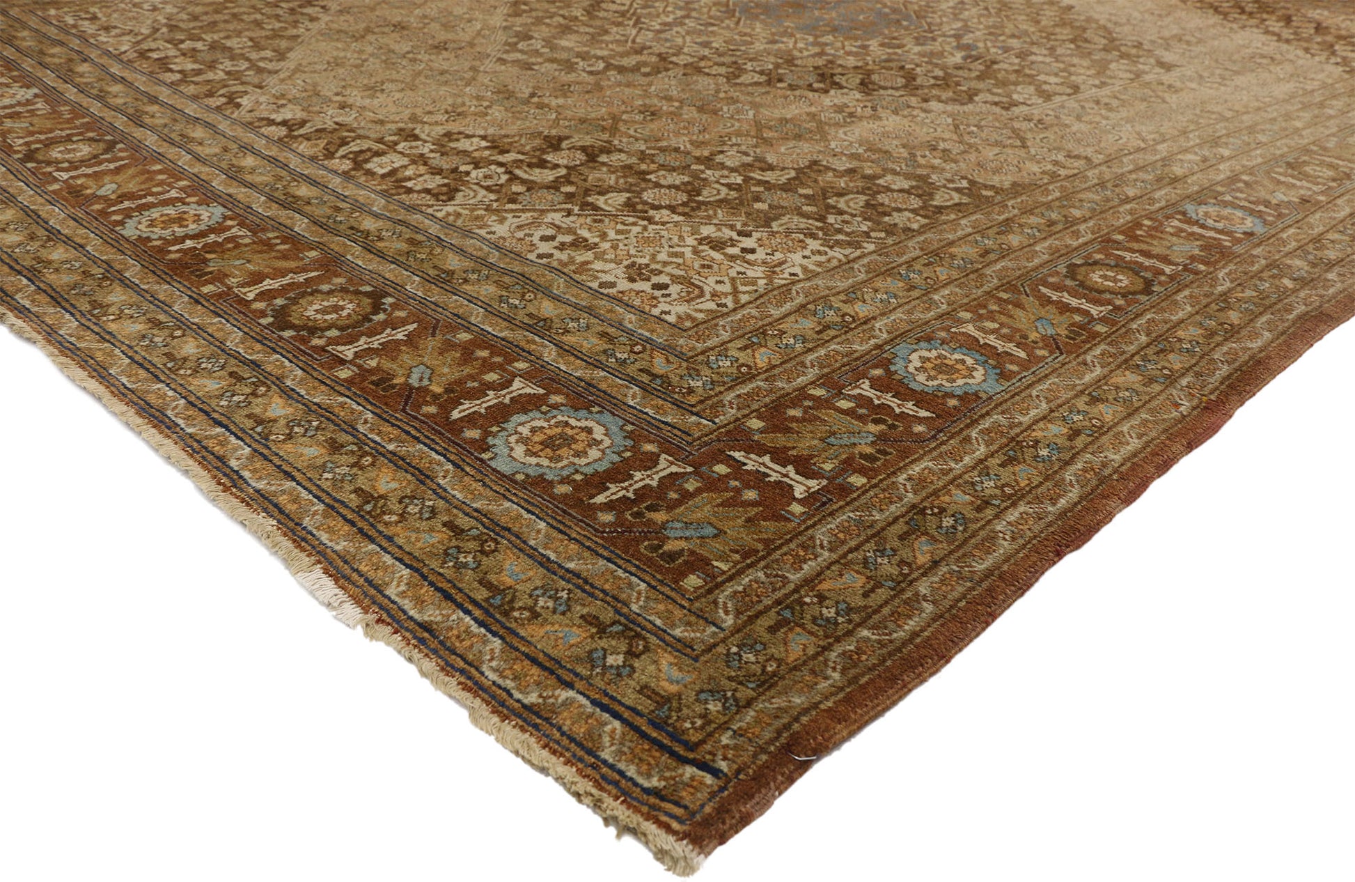9 x 13 Haji Khalili Antique Persian Tabriz Rug 74327