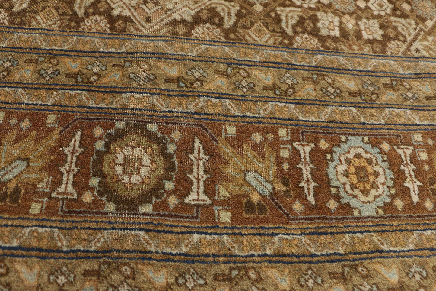 9 x 13 Haji Khalili Antique Persian Tabriz Rug 74327