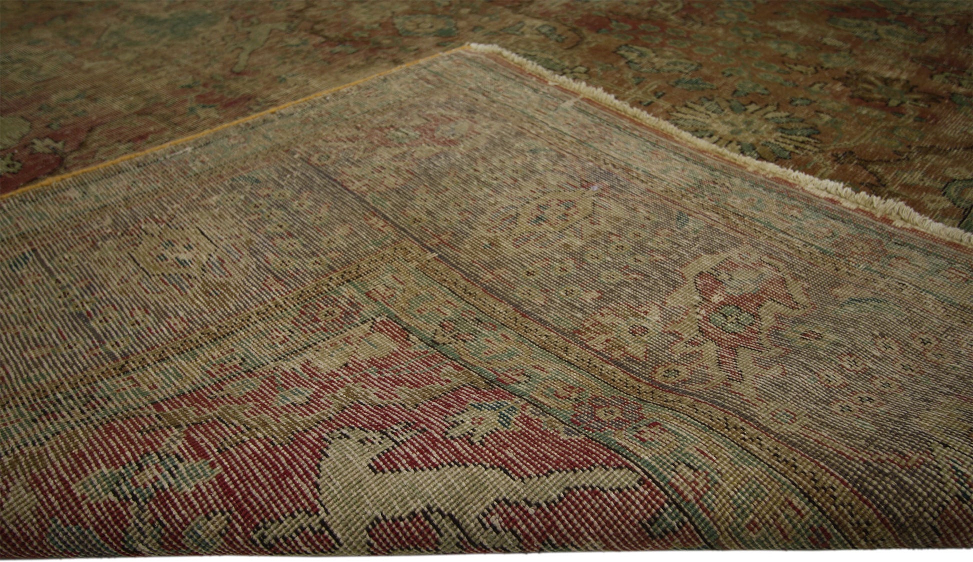 10 x 13 Vintage Tabriz Rug 74330