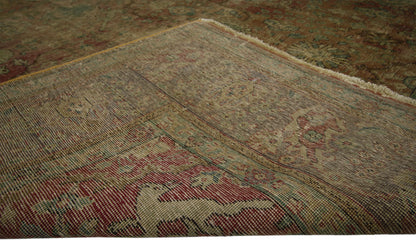 10 x 13 Vintage Tabriz Rug 74330
