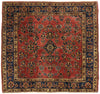 3 x 3 Antique Persian Sarouk Rug 74337