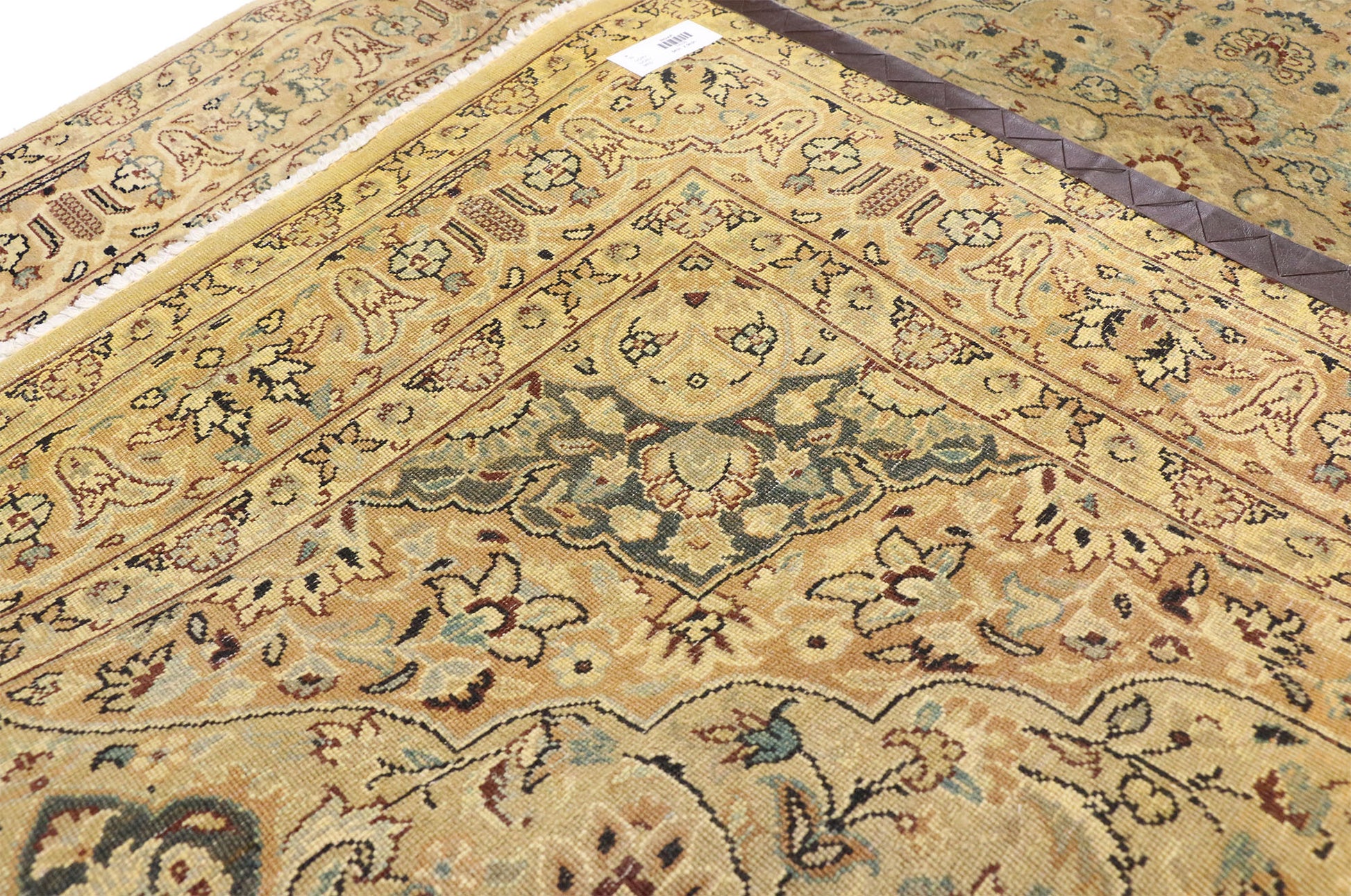 4 x 6 Vintage Indian Mashhad Rug 74339