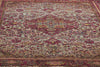 4 x 7 Antique Persian Kashan Rug 74340