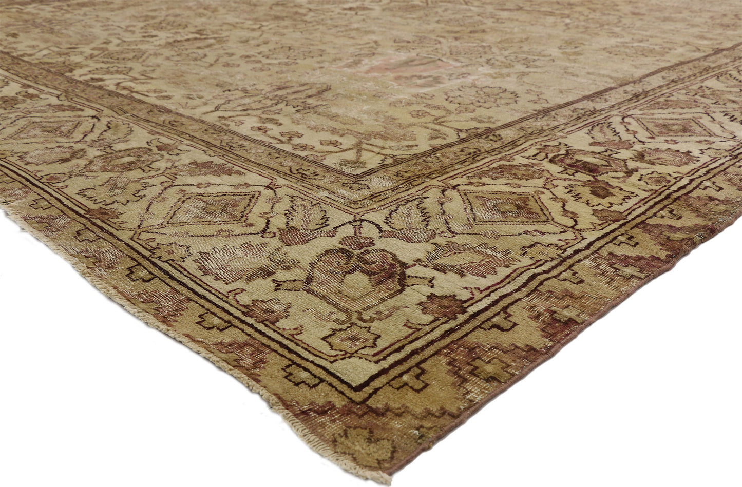 11 x 14 Antique Indian Agra Rug 74351