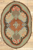 3 x 4 Antique American Floral Hooked Rug 74355
