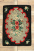 2 x 3 Antique American Floral Hooked Rug 74357