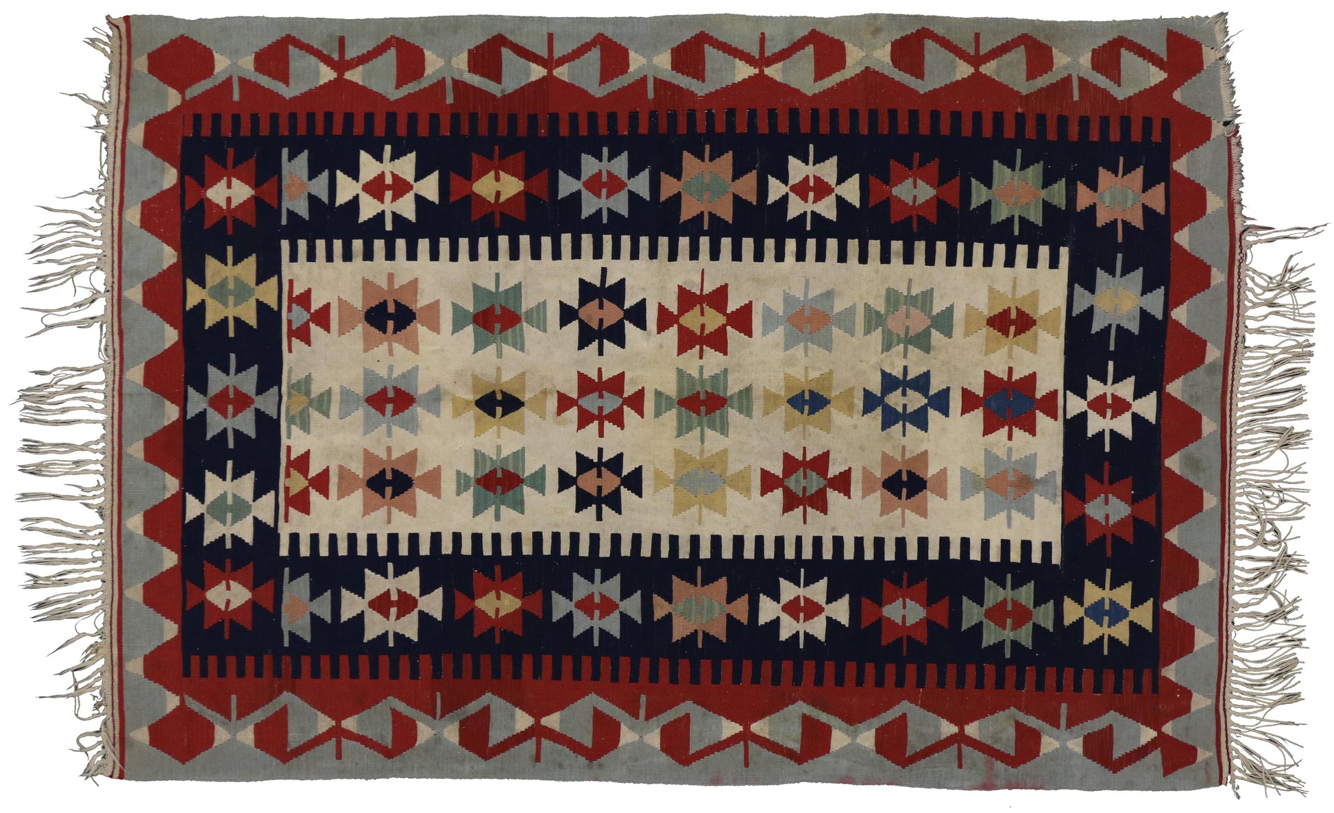 5 x 7 Vintage Kilim Rug 74366