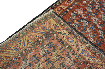 4 x 10 Antique Persian Azerbaijan Rug 74377