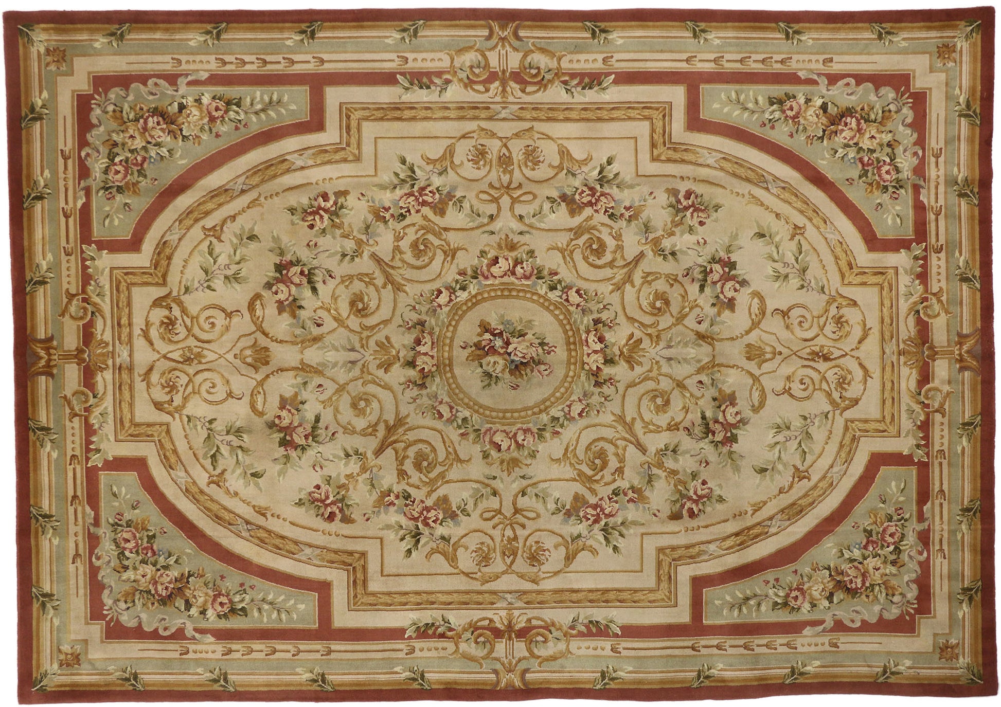 10 x 14 Savonnerie Rug 74381