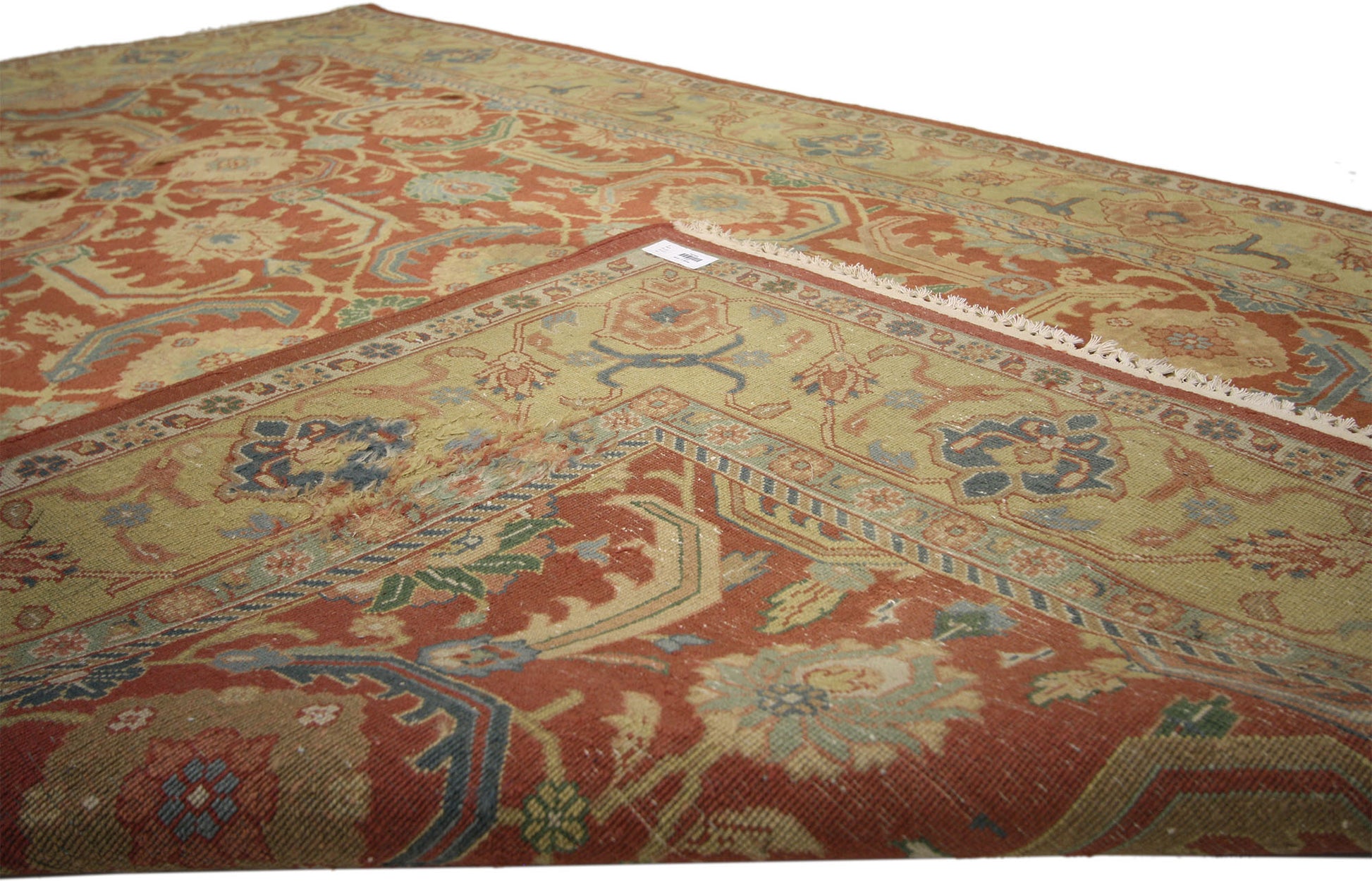 6 x 9 Vintage Indian Rug 74382