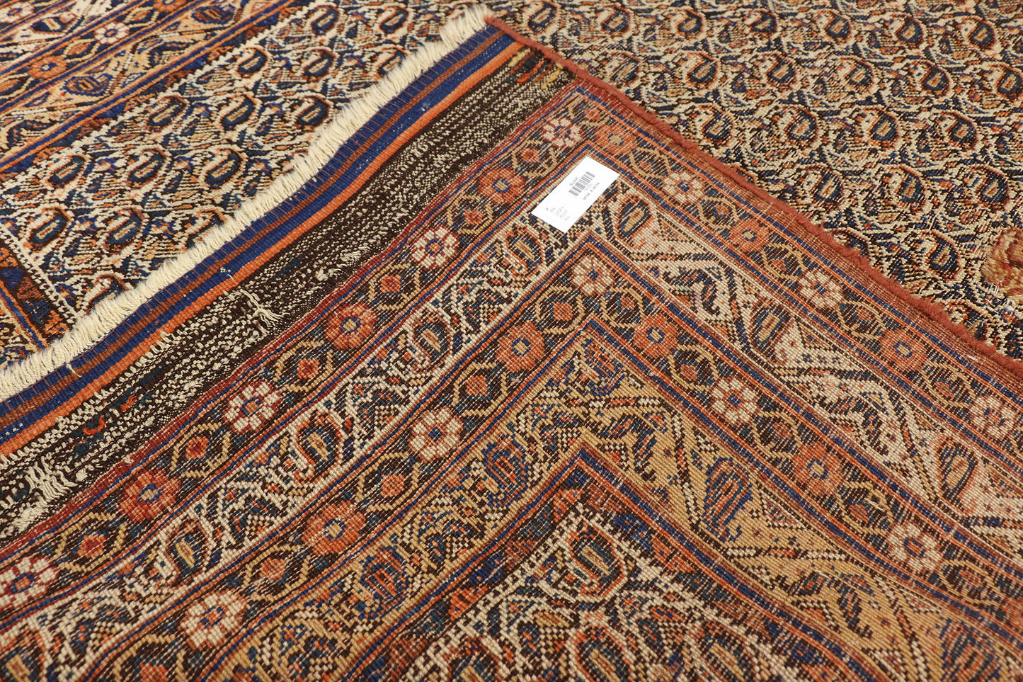 4 x 6 Antique Persian Bijar Rug 74395
