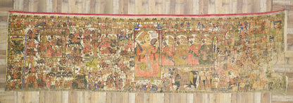 5 x 16 Antique Indian Tapestry 74417