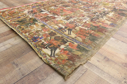 5 x 16 Antique Indian Tapestry 74417