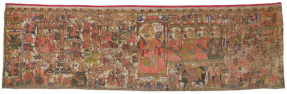 5 x 16 Antique Indian Tapestry 74417