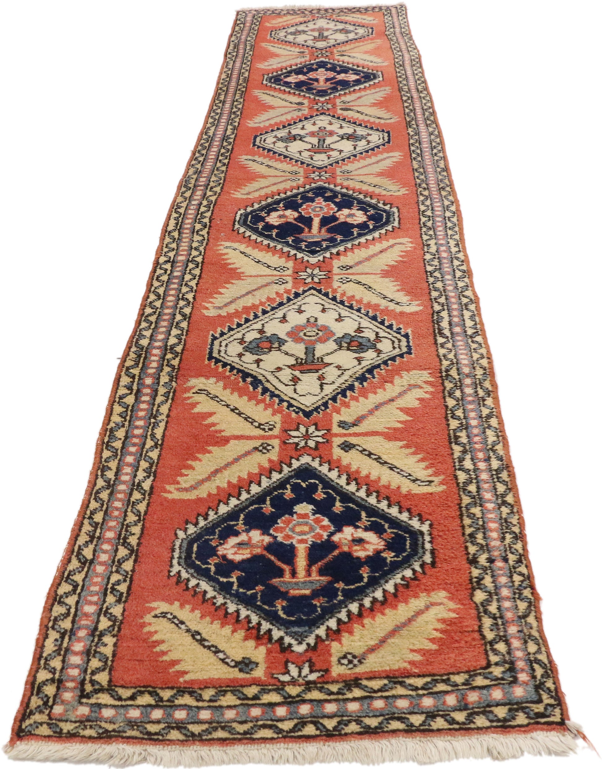 2 x 9 Antique Persian Azerbaijan Rug 74419