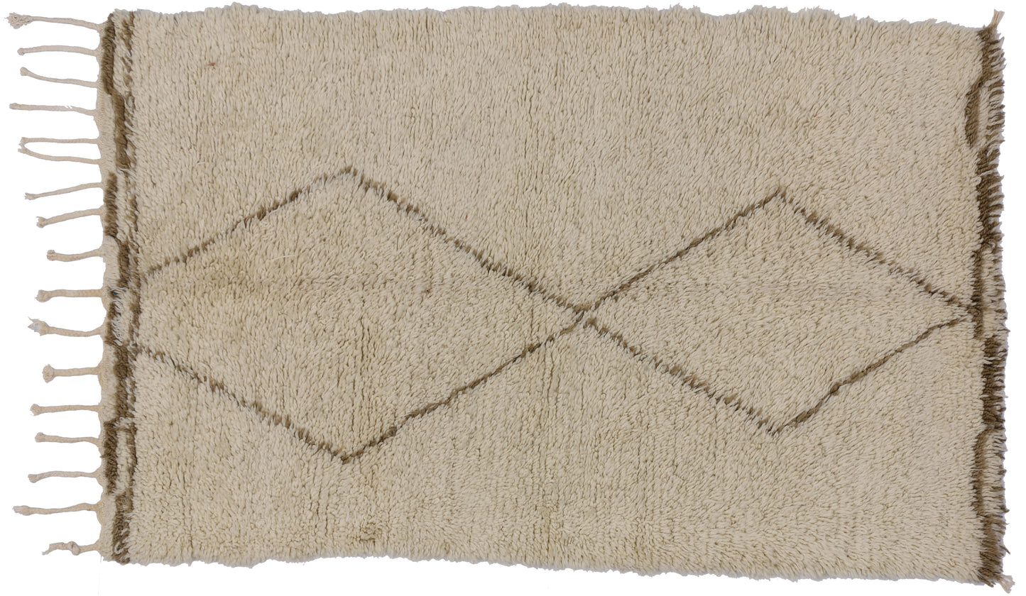 3 x 5 Vintage Moroccan Rug 74428