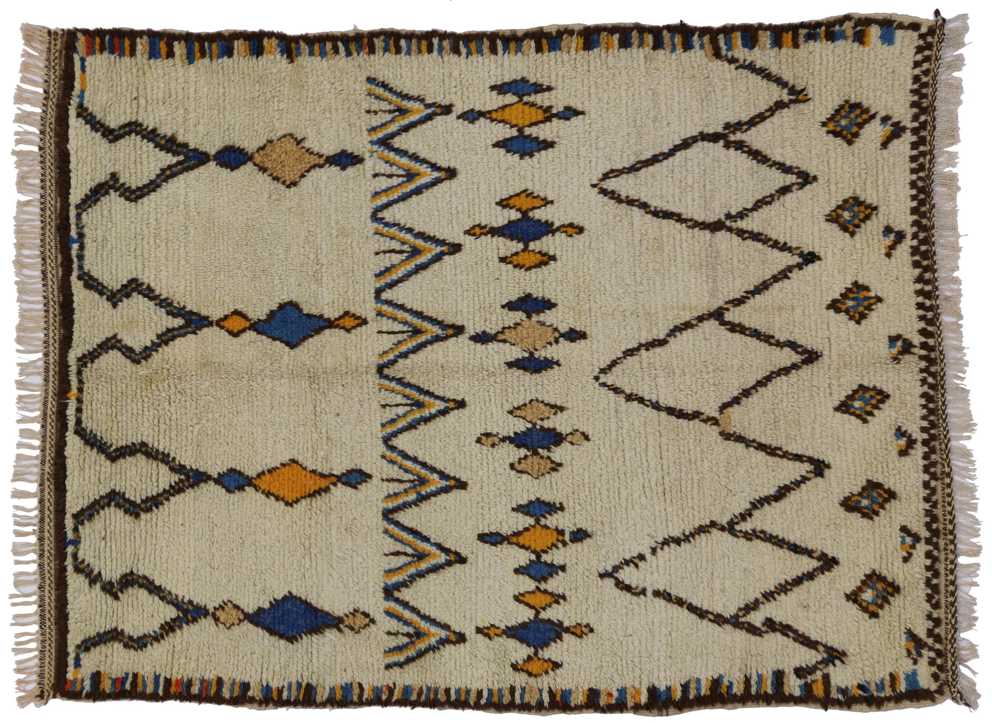 4 x 5 Vintage Moroccan Rug 74432