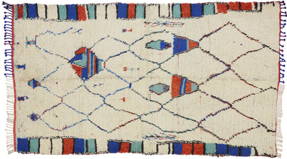 4 x 8 Vintage Moroccan Rug 74433