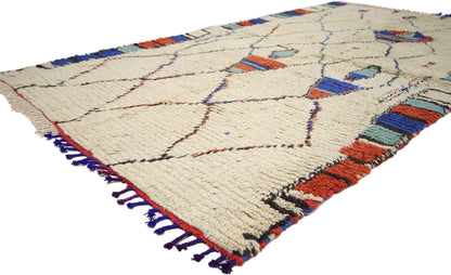 4 x 8 Vintage Moroccan Rug 74433