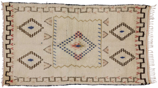 4 x 7 Vintage Moroccan Rug 74434