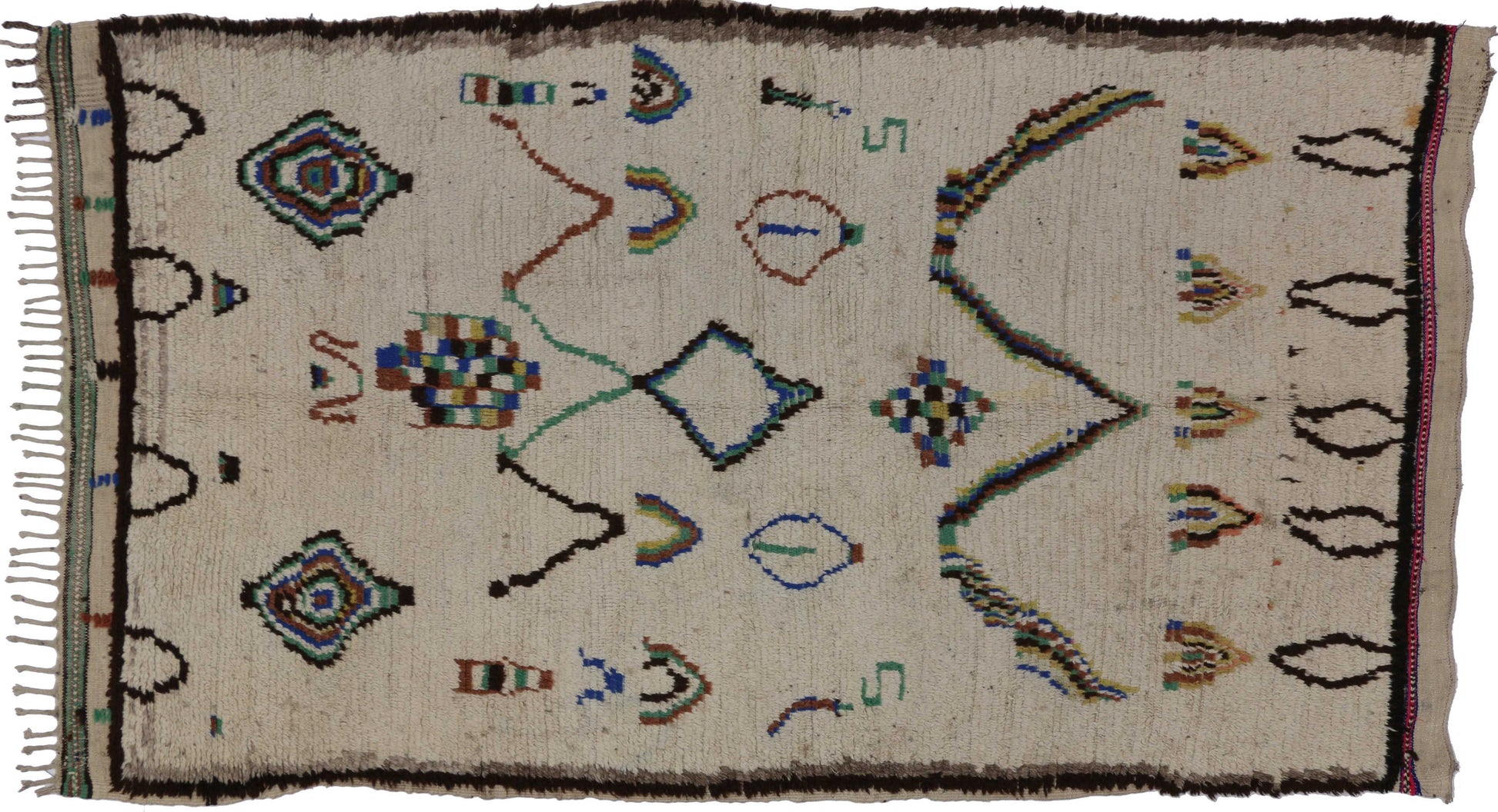 5 x 8 Antique Moroccan Rug 74437