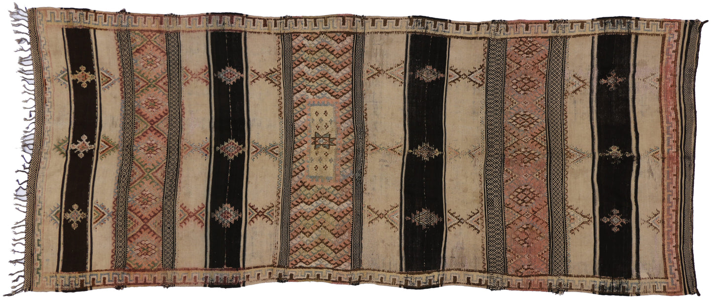 5 x 11 Vintage Moroccan Rug 74458