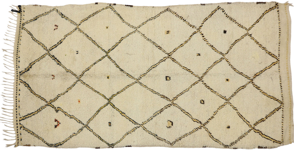 5 x 9 Vintage Moroccan Azilal Rug 74468