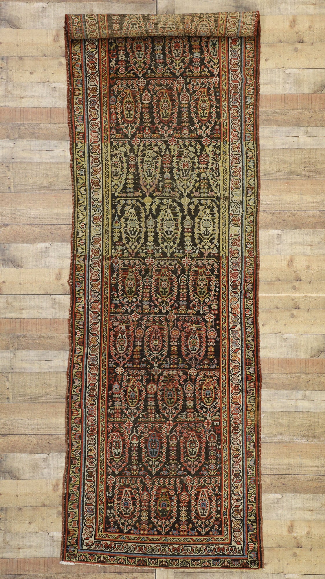3 x 13 Antique Persian Malayer Rug 74473